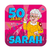 Huldeschild Sarah Cartoon