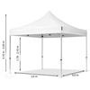 Partytent 3x3 Meter Zwart