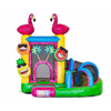 Mini Slide Flamingo Multi Springkussen