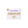 Folieballonnenset Abraham 50