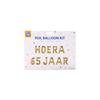 Folieballonnenset Hoera 65 jaar