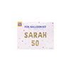 Folieballonnenset Sarah 50