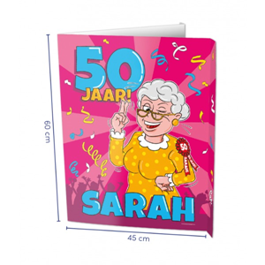 Raambord Sarah 50 jaar