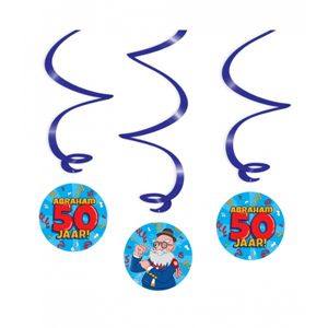 Swirl Decoratie Abraham Cartoon