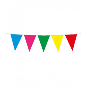Party Vlaggen Kleurmix (10m)