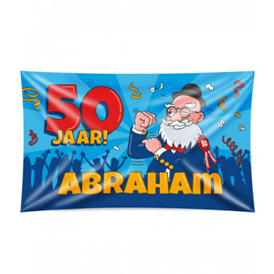 XXL Vlag - Abraham Cartoon