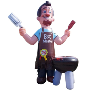 BBQ Master Opblaasfiguur