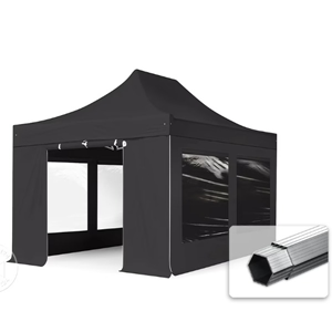 Partytent 3x4.5 Meter Zwart