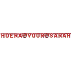 Letterslinger ’Hoera voor Sarah’ (1,60m)