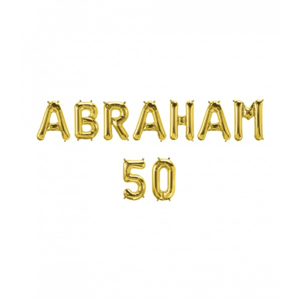 Folieballonnenset Abraham 50