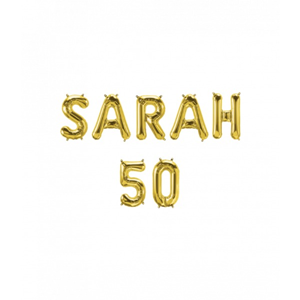 Folieballonnenset Sarah 50