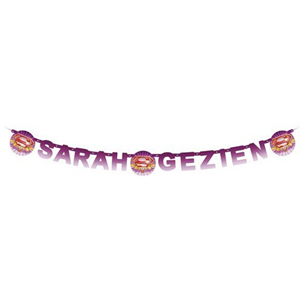 Letterslinger ’Sarah gezien’ (1,60m)