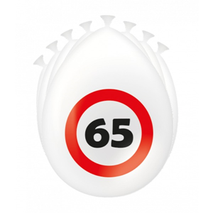 Verkeersbord Ballonnen 65 jaar