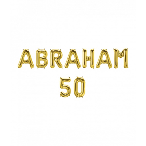 Folieballonnenset Abraham 50