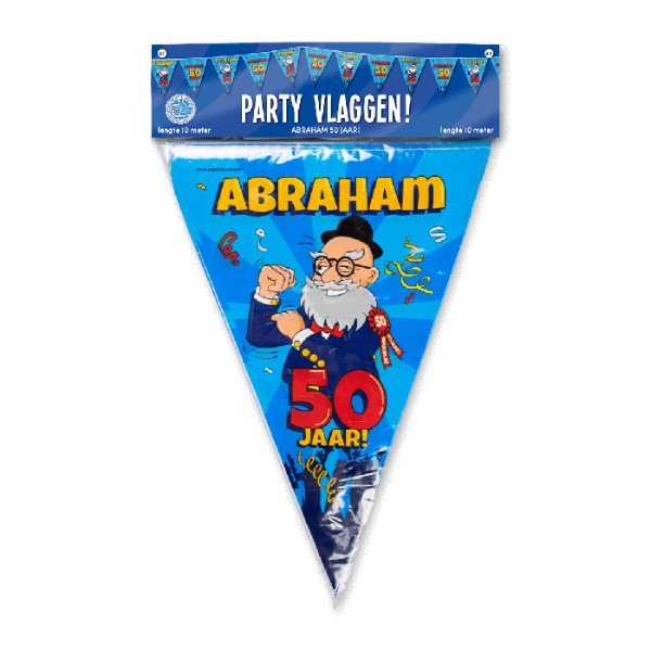 Abraham Party Vlaggen (10m)