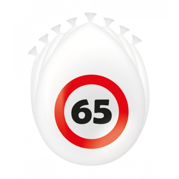 Verkeersbord Ballonnen 65 jaar